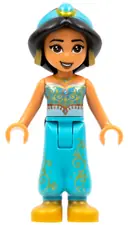 Minifigurka: DP066:  Jasmine - Top and Trousers with Gold Filigree