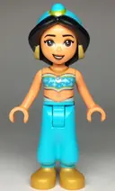 Minifigurka: DP068:  Jasmine - Top with Sparkles and Copper Trim