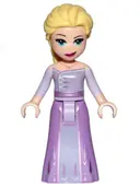 Minifigurka: DP071:  Elsa - Lavender and Medium Lavender Dress
