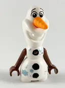 Minifigurka: DP074:  Olaf - Mini Doll Body, Metallic Light Blue Snowflakes