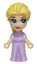 Minifigurka: DP083:  Elsa - Micro Doll, Lavender Dress