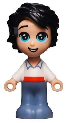 DP087:  Prince Eric - Micro Doll, White Shirt, Sand Blue Pants