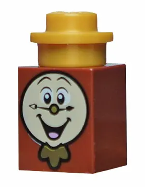 DP092:  Cogsworth - 1 x 1 Brick with Plate, Round 1 x 1