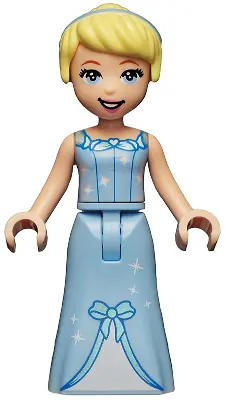DP095B:  Cinderella - Dress with Sparkles and Bow, Thin Hinge
