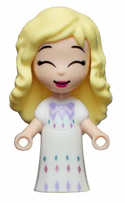 DP111:  Elsa - Micro Doll, White Dress
