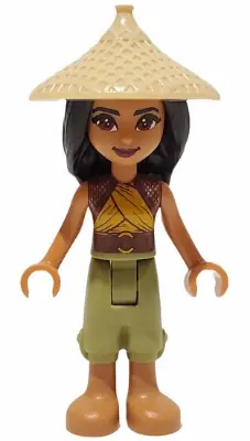 DP118:  Raya - Tan Conical Hat, Yellow Top, Medium Nougat Boots