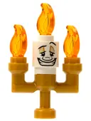 Minifigurka: DP121:  Lumière {Lumiere} - Small Solid Candelabra