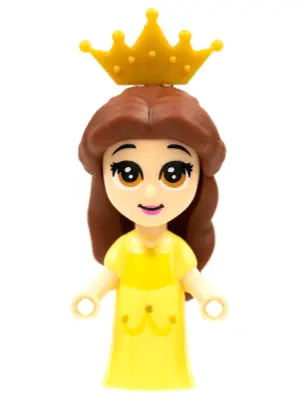 DP122:  Belle - Micro Doll, Pearl Gold Tiara