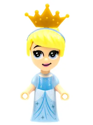 DP123:  Cinderella - Micro Doll, Pearl Gold Tiara