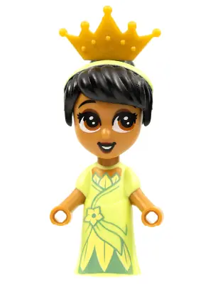 DP124:  Tiana - Micro Doll, Pearl Gold Tiara