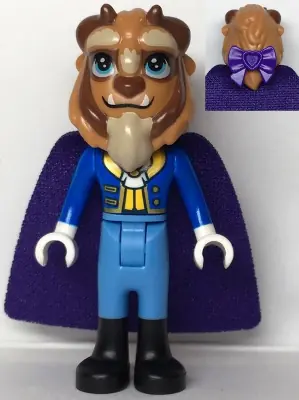 DP126:  Beast / Prince Adam - Mini Doll, Medium Blue Trousers, Bow
