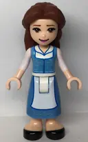 Minifigurka: DP128:  Belle - Medium Blue Dress, Closed Mouth Smile