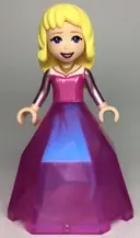 Minifigurka: DP144:  Aurora - Diamond Dress Container Bottom
