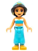 Minifigurka: DP148:  Jasmine - Plain Top and Trousers, Pearl Gold Shoes