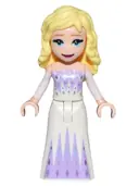 Minifigurka: DP158:  Elsa - White and Lavender Dress