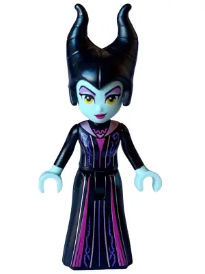 DP177:  Maleficent - Mini Doll, Medium Lavender Eye Shadow, Magenta Lips