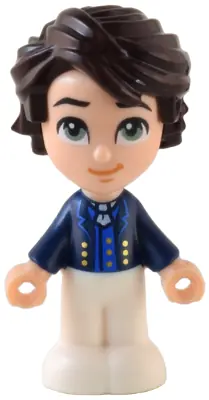 DP179:  Prince Eric - Micro Doll, Dark Blue Suit Jacket, White Pants