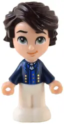 Minifigurka: DP179:  Prince Eric - Micro Doll, Dark Blue Suit Jacket, White Pants