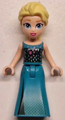 DP190:  Elsa - Dark Turquoise Dress and Dark Green Halter Top