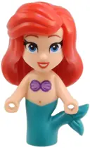 Minifigurka: DP200:  Ariel, Mermaid (Light Nougat) - Micro Doll, Open Eyes