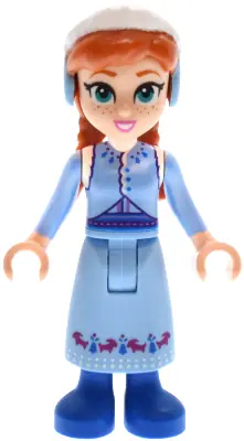 DP210:  Anna - Bright Light Blue Skirt and Coat
