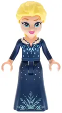 Minifigurka: DP211:  Elsa - Dark Blue Dress