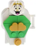 Minifigurka: DP223:  Wardrobe - Bright Green Doors, Printed Round Face