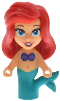 DP237:  Ariel, Mermaid (Medium Tan) - Micro Doll, Open Eyes