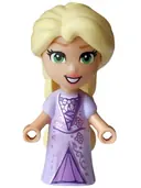 Minifigurka: DP243:  Rapunzel - Micro Doll, Lavender Dress