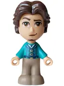 Minifigurka: DP244:  Flynn Rider - Micro Doll, Dark Turquoise Jacket