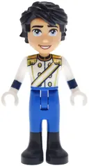 Minifigurka: DP256:  Prince Eric - Medium Tan, Uniform with Gold Epaulettes, Blue Trousers