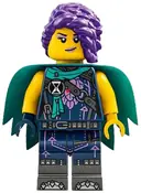 Minifigurka: DRM009:  Zoey - Dark Turquoise Cape