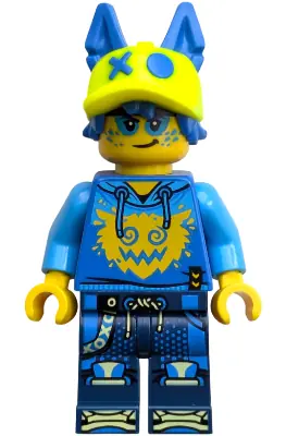 DRM091:  Logan - Minifigure, Blue Hoodie
