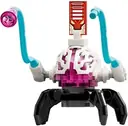Minifigurka: DRM095:  Cyber Brain Spider - 4 Legs, Medium Azure Appendages, Black Claws
