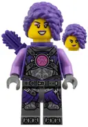 Minifigurka: DRM100:  Zoey - Dark Purple Quiver, Medium Lavender Sleeves Pattern