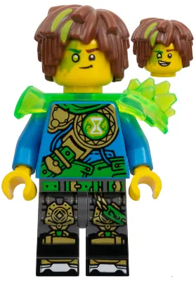 DRM103:  Mateo - Trans-Bright Green Shoulder Armor