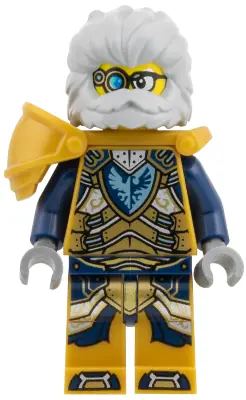 DRM110:  Mr. Oz - Pearl Gold Suit and Armor, Dark Blue Arms