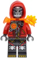 Minifigurka: DRM112:  Cooper - Robot with Red Hood and Trans-Orange Armor
