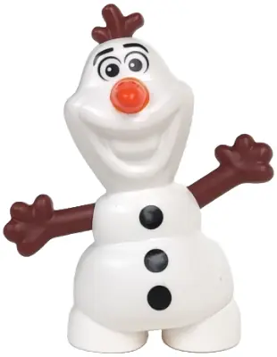 DUPSNOWMAN01:  Duplo Figure, Disney Princess, Olaf (6263019 / 6543773)