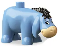 EEYORENEW:  Duplo Figure Winnie the Pooh, Eeyore with Stud on Back (4610196 / 6020640)