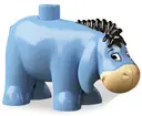 Minifigurka: EEYORENEW:  Duplo Figure Winnie the Pooh, Eeyore with Stud on Back (4610196 / 6020640)