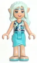 Minifigurka: ELF002:  Naida Riverheart - Medium Azure Skirt