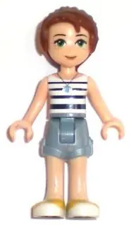 ELF005:  Emily Jones - Sand Blue Shorts