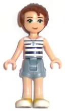 Minifigurka: ELF005:  Emily Jones - Sand Blue Shorts