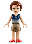 Minifigurka: ELF012:  Emily Jones - Dark Tan Shorts