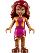Minifigurka: ELF036:  Azari Firedancer - Magenta and Gold
