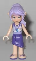 Minifigurka: ELF037:  Aira Windwhistler - Dark Purple Skirt