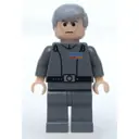 Minifigurka: Grand Moff Wilhuff Tarkin, Dark Bluish Gray, Smooth Hair