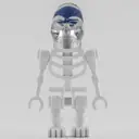 Minifigurka: Akator Skeleton with Crystal Skull