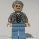 Minifigurka: Aunt May, Light Bluish Gray Sweater, Bright Light Blue Legs
